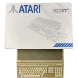 A boxed Atari 520ST console