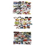 A large collection of various Corgi and Corgi Junior die-cast and plastic vehicles