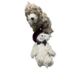 A pair of modern Steiff soft toys, to include: - 031663: Treff the Terrier - 654855: Limited edition