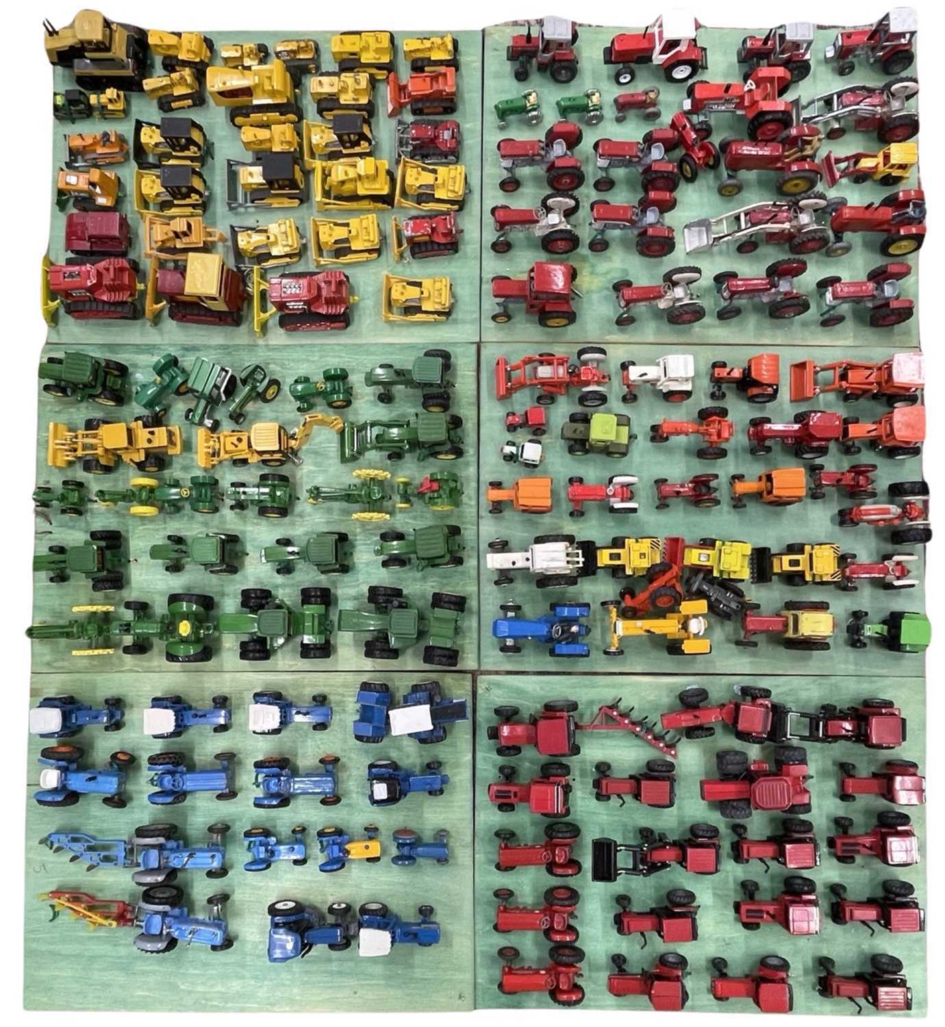 A further extensive quantity of various small-scale die-cast tractor models