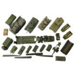 A mixed lot of various die-cast military vehicles, to include Dinky, Corgi, Matchbox etc