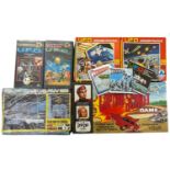 A mixed collection Gerry Anderson games and jigsaws, to include Captain Scarlet, UFO and