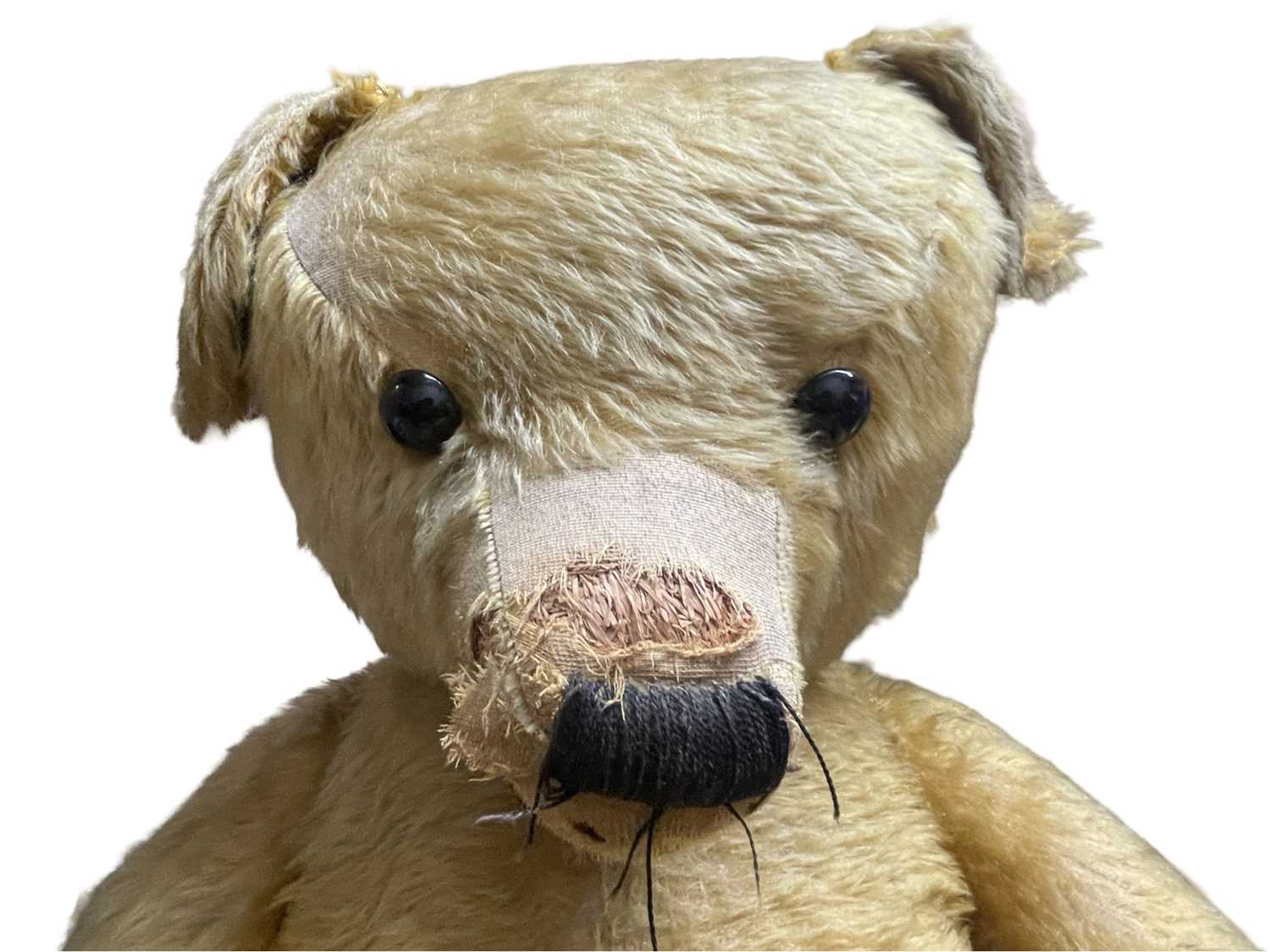 An extremely large straw-filled Merrythought Teddy Bear, most likely used for shop display. With - Image 2 of 4