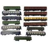A collection of variouis Lima 00 gauge rail corridors / carriages