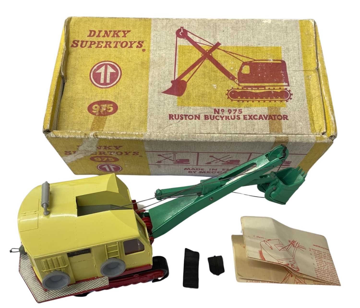 A boxed Dinky 975 Ruston Bucyrus Excavator