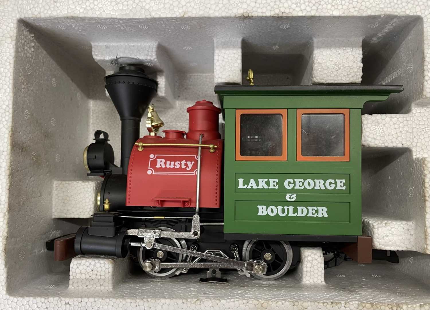 A boxed Lehmann 90770 G gauge train set, 'The Big Train Fantasy Lake George and Boulder', with - Bild 5 aus 6
