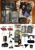 A mixed lot of various steam engine interest accessories, batteries, MAMOD parts and spares etc
