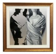 Drew Darcy (British, b.1976), contemporary acrylic on aluminium, signed, framed in contemporary