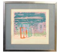 John Loker (British, b.1938), 'Stonescape / Portland', screenprint, numbered 19 of 75, signed and