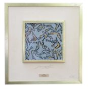 Salvador Dali (1904-1989), 'Die Vogel' (The Birds), ceramic tile, from the Spanish Impressions