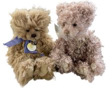 CHARLIE BEARS: CB094333, Debbie and CB191917, Pearl With original swing tags and ribbons / pendants