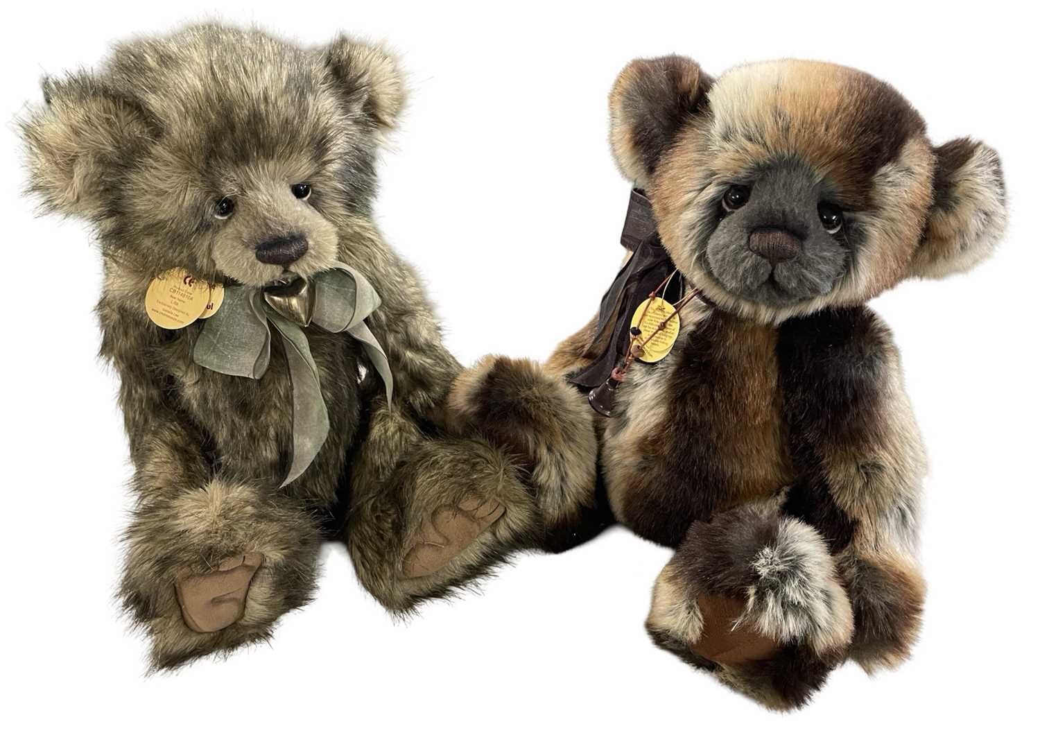 CHARLIE BEARS: CB131366, Fabian and CB114810A, Lita Designed Isabelle Lee, with original swing