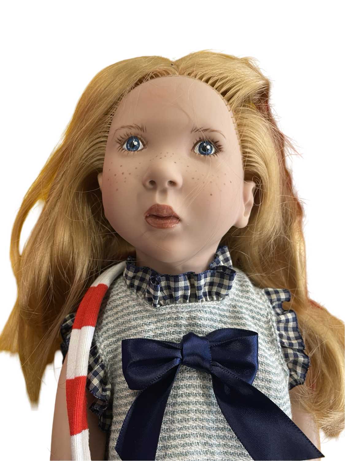 A 2020 Zwergnase Miranda artist designed vinyl doll, by Nicole Marschollek-Menzner with yellow - Image 2 of 2