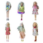 Six various 1980s Sindy dolls