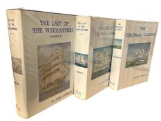 BASIL LUBBOCK: 3 TITLES: THE COLONIAL CLIPPERS, Glasgow, Brown, Son and Ferguson, 1975. 1975 reprint