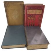 NELSON INTEREST: 4 TITLES: ROBERT SOUTHEY: THE LIFE OF LORD NELSON, London, Bickers and Sons,