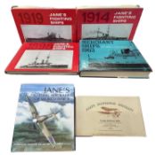 MILITARY AIRCRAFT/SHIPS: 6 Titles: JANE'S FIGHTING SHIPS 1898 / 1914 / 1919; JANE'S HISTORICAL