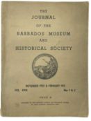 THE JOURNAL OF THE BARBADOS MUSEUM AND HISTORICAL SOCIETY, NOVEMBER 1950 & FEBRUARY 1951, VOLUME