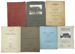ONE PACKET: Sales particulars for various Norfolk Estates: BECKETTS FARM, to be sold at auction by