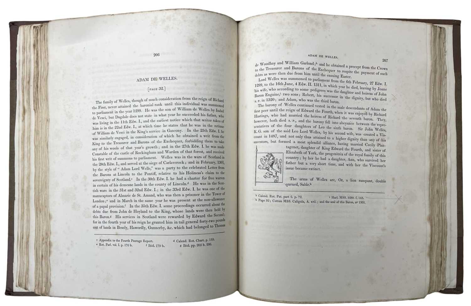 HERALDRY - NICHOLAS HARRIS NICOLAS: THE SIEGE OF CARLAVEROCK... London, J B Nichols and Sons, - Image 4 of 5