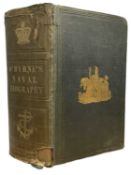 WILLIAM R O'BYRNE: A NAVAL BIOGRAPHICAL DICTIONARY, London, John Murray, 1849. Some loss to foot