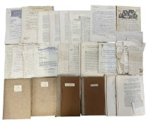 C J BRITTON [NELSON BIOGRAPHER AND RESEARCHER]: An extensive collection of papers, letters, articles