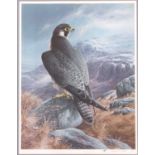 Raymond Watson (British, b.1935) The Peregrine Falcon, collotype print in colours, pencil vignette