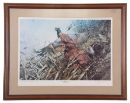 Alan B. Hayman (British, 20th century), 'No Hiding Place' limited edition chromolithograph, numbered