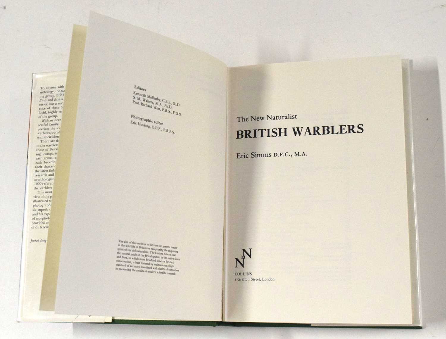 Ornithological book interest: First Edition, New Naturalist series 71 'British Warblers' By Eric - Image 3 of 4