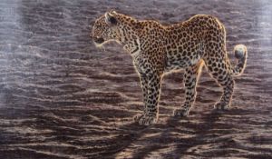 Alan M.Hunt (British, b.1947), Okavango Apparition, limited edition lithograph (slipped in glaze),