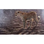 Alan M.Hunt (British, b.1947), Okavango Apparition, limited edition lithograph (slipped in glaze),
