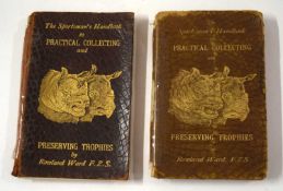 Taxidermy interest - Two "The Sportsman's Handbook to practical collecting and preserving