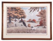 Ken Michaelsen (British, 20th century), 'Autumn Wings' limited edition Collotype, Franklyn Gallery