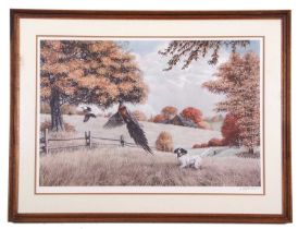 Ken Michaelsen (British, 20th century), 'Autumn Wings' limited edition Collotype, Franklyn Gallery