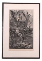Colin See-Paynton (British,1946), 'Sudden Movement', limited edition wood engraving, signed and