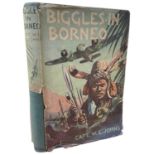 W E JOHNS: BIGGLES IN BORNEO, London, OUP, 1943, first edition. With original unclipped