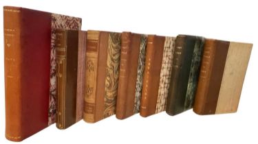 FRENCH LANGUAGE FICTION: 7 titles all finely bound in period calf: VLADIMIR NABOKOV and E H