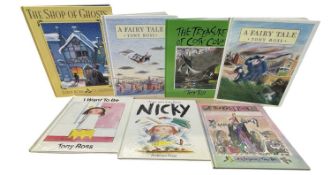 TONY ROSS: 7 first edition titles: A FAIRY TALE, (x2, One Inscribed by author to title page); NICKY,