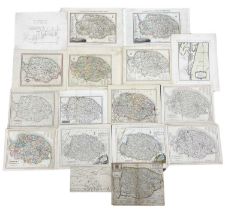 One packet: Assorted engraved maps and book plates of Norfolk, mostly 18th and 19th century.