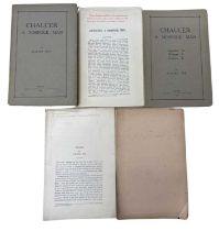 WALTER RYE REGARDING CHAUCER, 5 titles/exerpts: CHAUCER A NORFOLK MAN, Norwich, Roberts and Co,