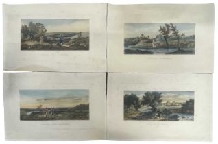 HENRY PYALL: Angling prints, fly fishing, hand coloured aquatints. Dated 1831 in letterpress