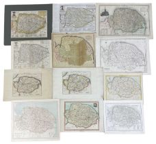 One packet: Assorted engraved maps and book plates of Norfolk, mostly 18th and 19th century.