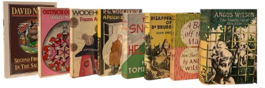ASSORTED FIRSTS (FICTION): 8 volumes, to include: DAVID NOBBS: SECOND FROM LAST IN THE SACK RACE,