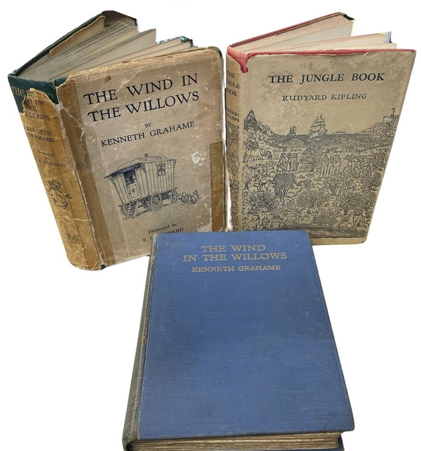 CHILDREN'S CLASSICS: 3 titles: RUDYARD KIPLING: THE JUNGLE BOOK, London, Macmillan and Co, 1947