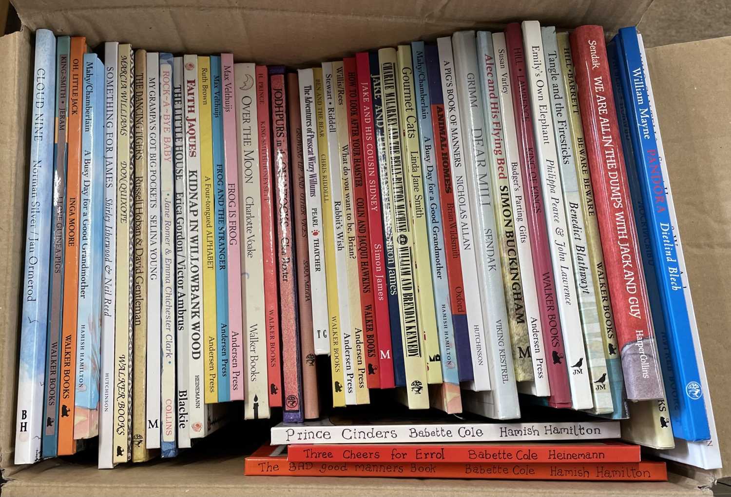 ONE BOX: Various children's books, mostly firsts.