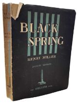 HENRY MILLER: BLACK SPRING, Paris, The Obelisk Press, 1939, Second Edition. Original wraps, uncut