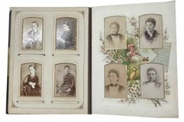 Victorian Photograph Album; Trade Plates