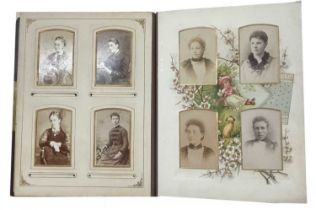 Victorian Photograph Album; Trade Plates