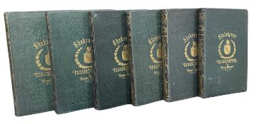 KENNY MEADOWS: SHAKESPEARE ILLUSTRATED, 6 Volumes, London, The London Printing and Publishing