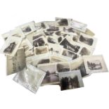 40 original 19th century photographs, corner mounted to card. Various sizes and locations